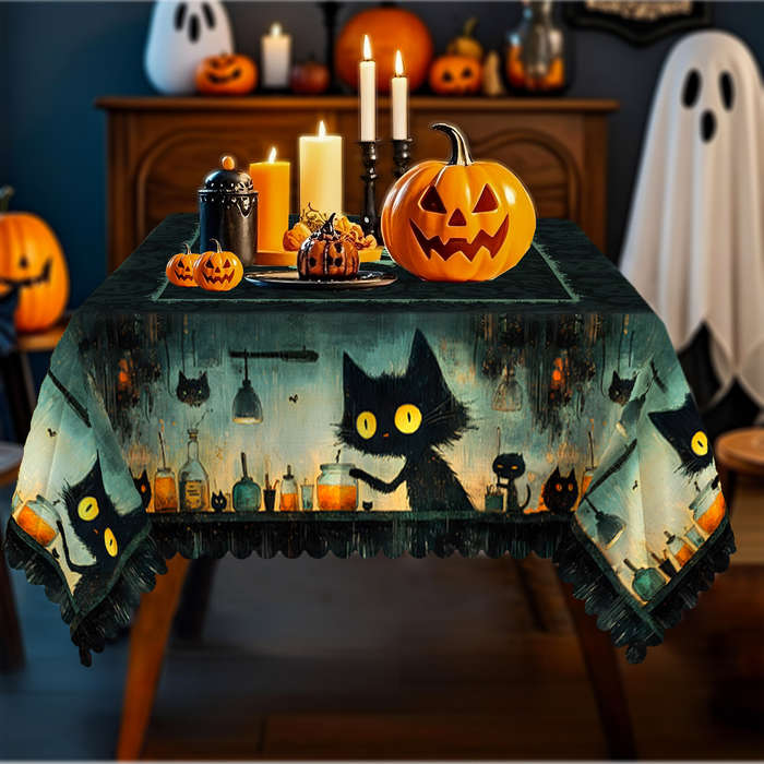 Halloween tablecloth decoration size Round 152.4152.4cm