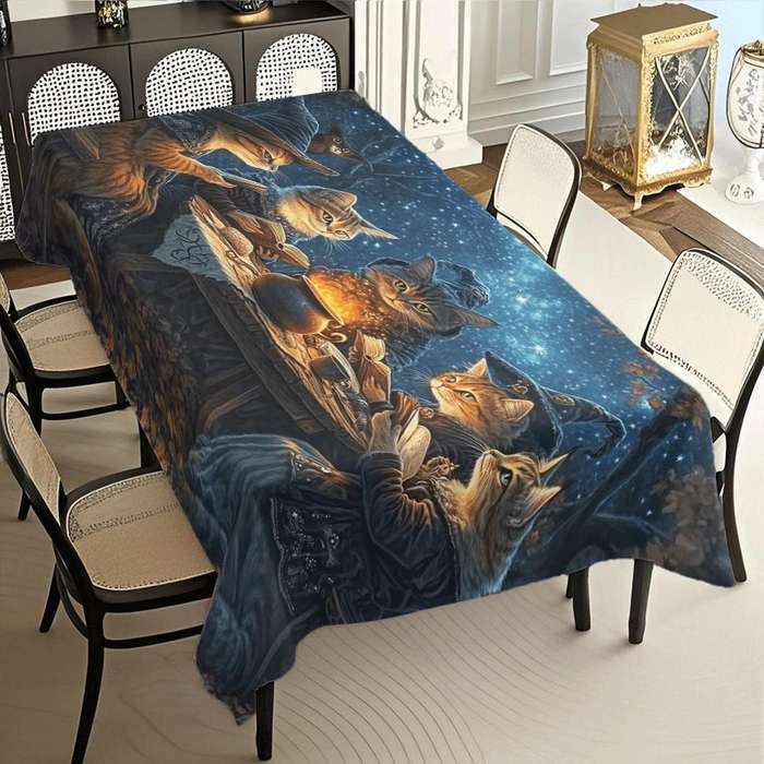 Halloween tablecloth decoration size 55 x 71inch or 140 x 180cm