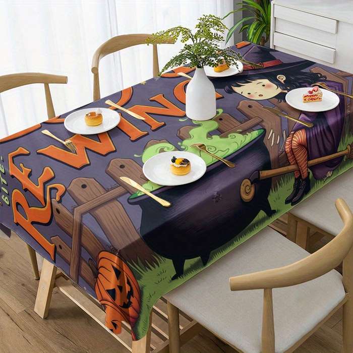 Halloween tablecloth decoration size 140x220cm or 55x86inch1