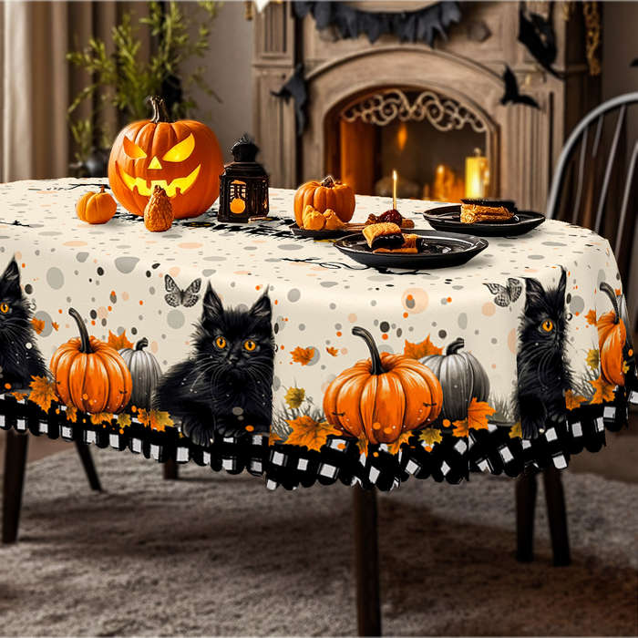 Halloween tablecloth decoration size Round 177.8177.8cm