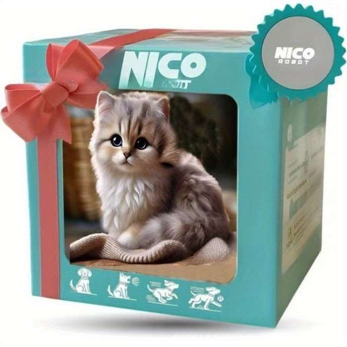 Toy Doll Color Large Cat  Meows   Gray