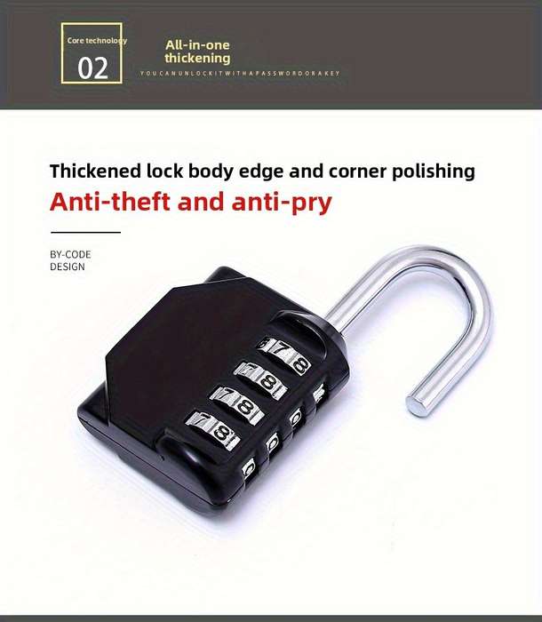 Lock Color Black Size Mini [Metal]