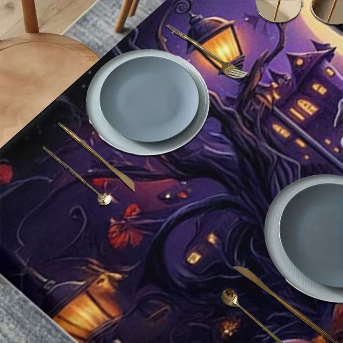 Halloween tablecloth decoration size 100cm160cm or 39in63in