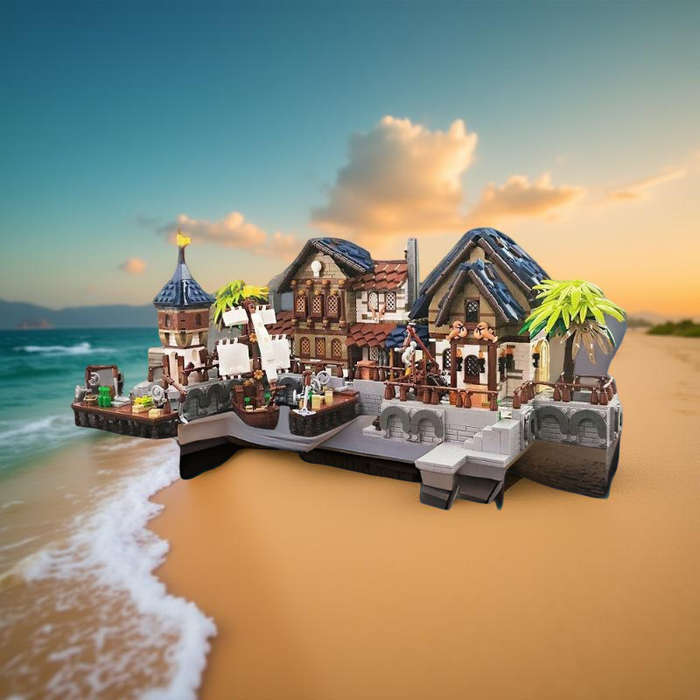 Building Toy Architectural Model Toy Set Model Jx 89152