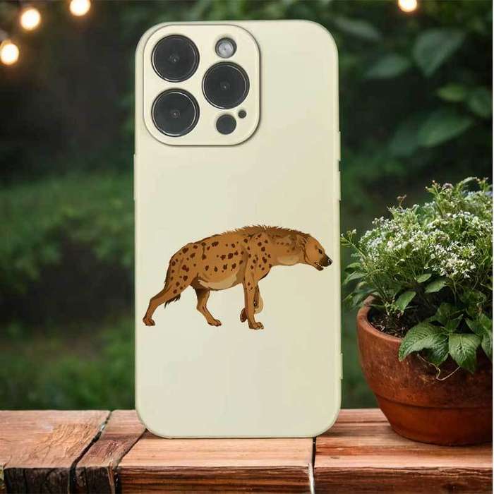 1Pc Dark Green For iPhone 12 Pro Max African Wild Dog Phone Case