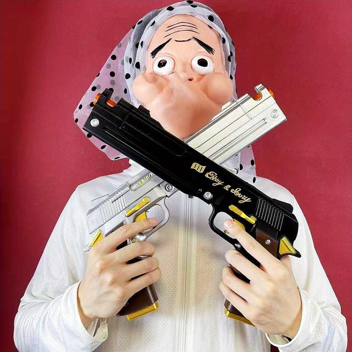 Toy Guns Color White Size 15Inch/38Cm