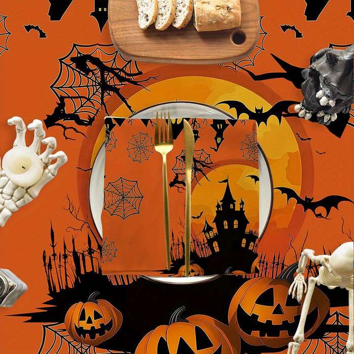 Halloween tablecloth decoration size 140 x 220cm