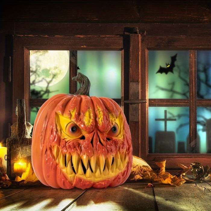 Halloween Decorations Color Black Pumpkin Mask