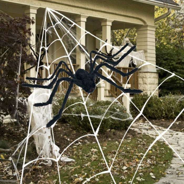 Halloween Decorations Color Black And White