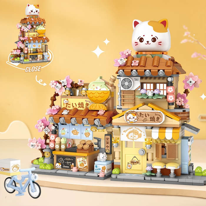 Building Toy Architectural Model Toy Set Style Flowers