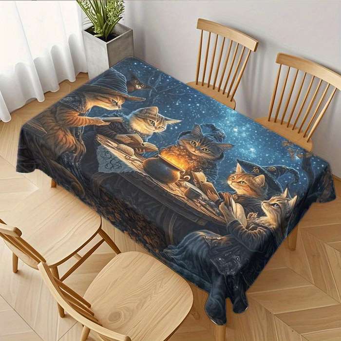 Halloween tablecloth decoration size 55 x 71inch or 140 x 180cm