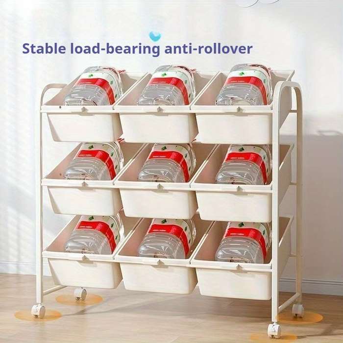 Storage And Organizationmodel Three Rows Of 4 Layers  12 Boxes