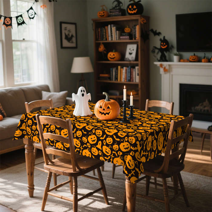 Halloween tablecloth decoration size Round 60inch or 152cm