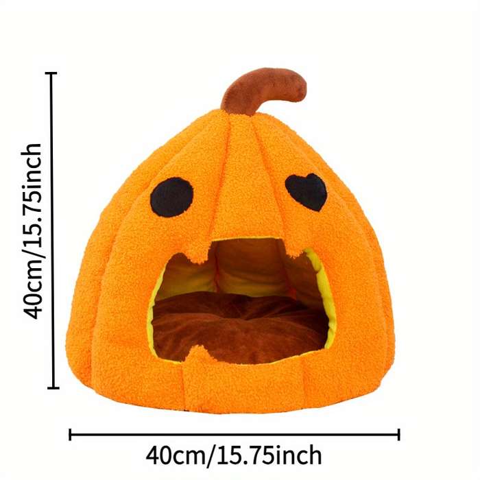 Pet supplies color Halloween Pumpkin Nest size 40x 40