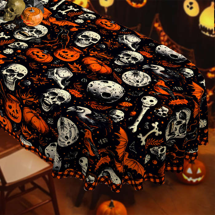 Halloween tablecloth decoration size Round 152.4152.4cm