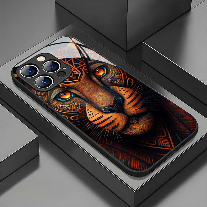 1Pc Mixed Color For iPhone 7 8 SE2 SE3 African Totem Leopard Phone Case
