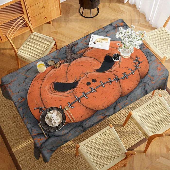 Halloween tablecloth decoration size 140x260cm or 55x102inch1