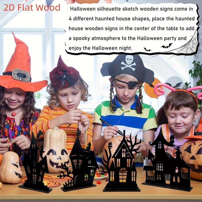 Halloween Decorations Model 4Pcs