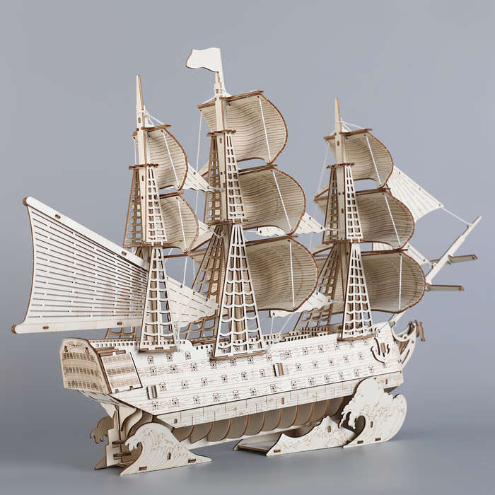 3D Jigsaw Puzzle Model Ship Model A-1