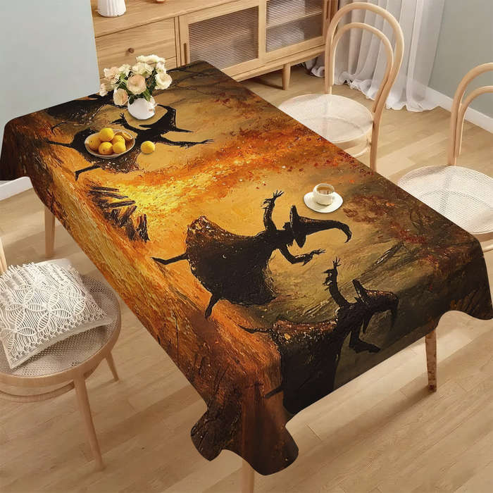 Halloween tablecloth decoration size 55.1270.87inch or 140180cm