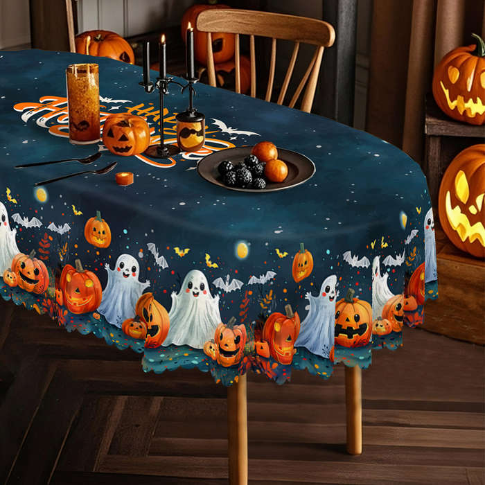 Halloween tablecloth decoration size Round 152.4152.4cm