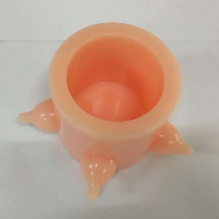 Pet Supplies Color Tangerine Material Silicone