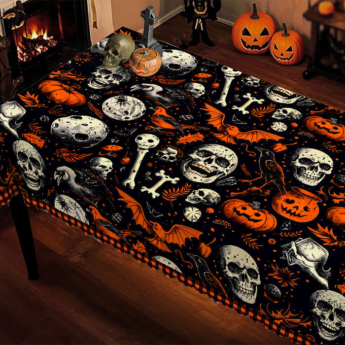 Halloween tablecloth decoration size Round 152.4152.4cm