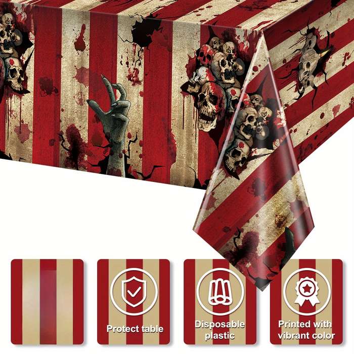 Halloween tablecloth decoration Quantity 2pcs