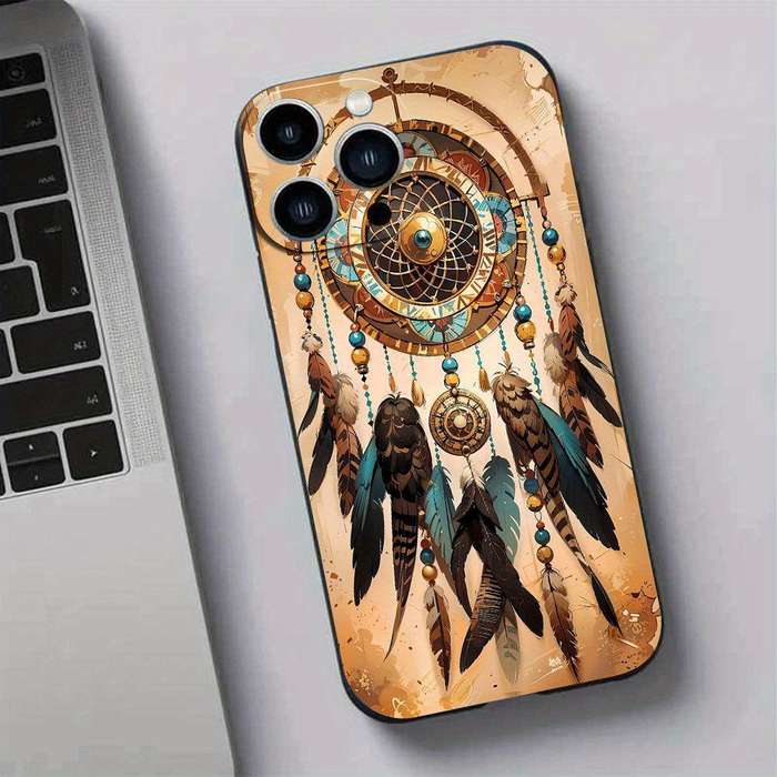 1Pc Black For iPhone 11 Pro African Design Phone Case