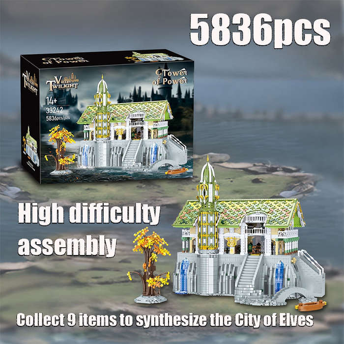 Building Toy Architectural Model Toy Set Model Bk 33243 7140Pcs
