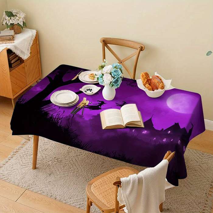 Halloween tablecloth decoration size 180 x 140CM
