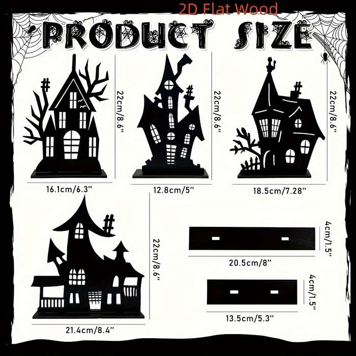 Halloween Decorations Model 4Pcs