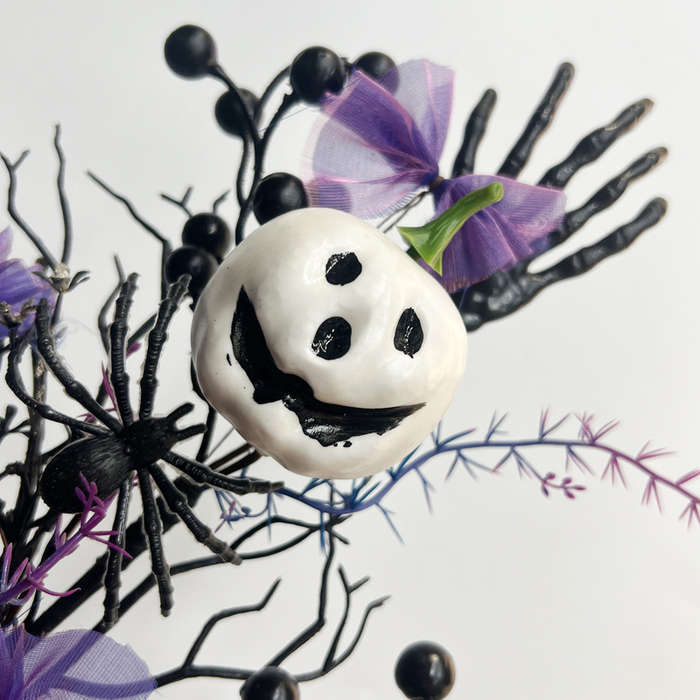 Halloween Decorations Color White Pumpkin