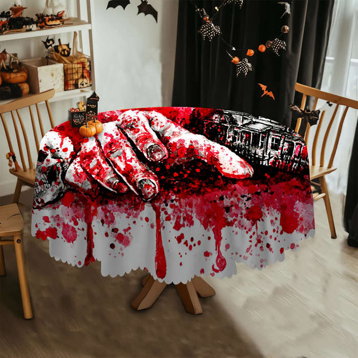 Halloween tablecloth decoration size 60inch x 60inch 152cm x 152cm or round