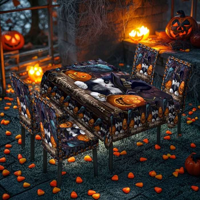 Halloween tablecloth decoration size 90 x 140cm or 35.43 x 55.11inch