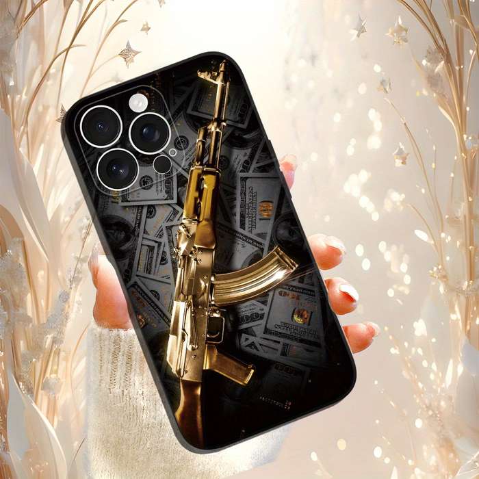 1Pc Black For iPhone 11 Pro Beautifully Designed Phone Case
