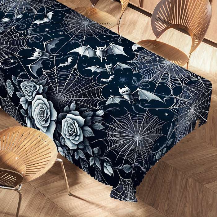 Halloween tablecloth decoration size Square 60x60in or 150x150cm