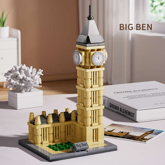 Building Toy Architectural Model Toy Set Model Building Set  4 Pieces