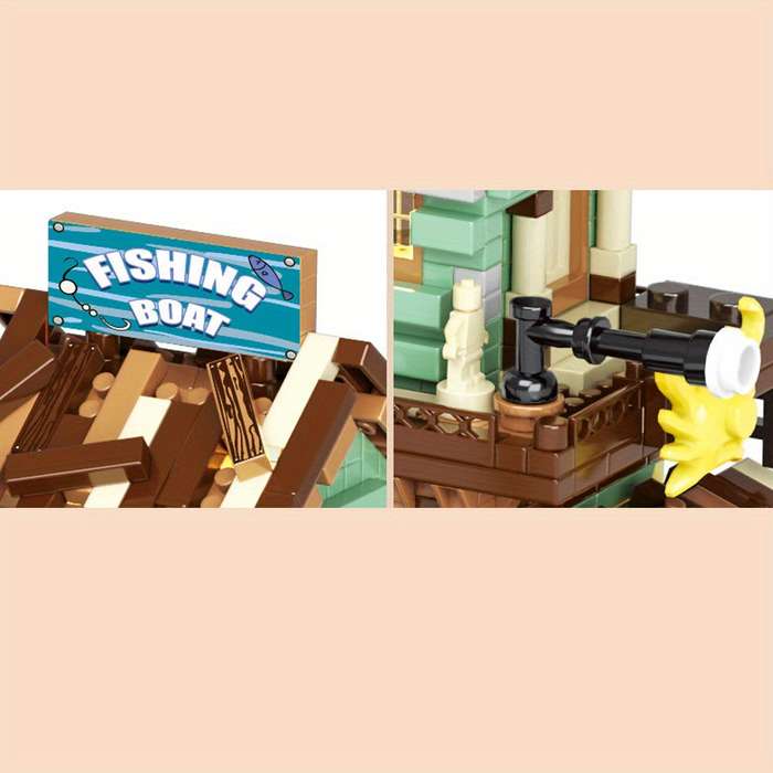 Building Toy Architectural Model Toy Set Color Multicolored