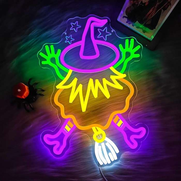 Halloween Decorations Color Witch Black