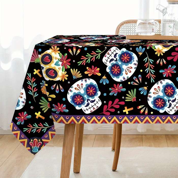 Halloween tablecloth decoration size 35.4 x 55.1inch 90 x 140cm