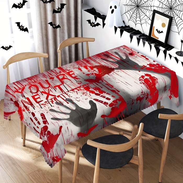 Halloween tablecloth decoration size Square 60x60in or 150x150cm
