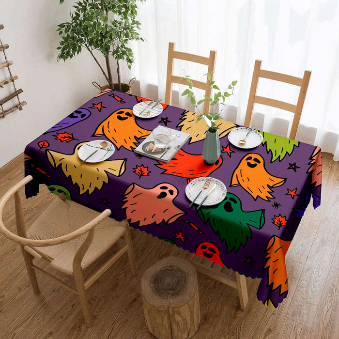 Halloween tablecloth decoration size 60in86in or 150 x 220cm
