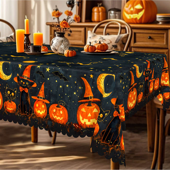Halloween tablecloth decoration size Round 152.4152.4cm
