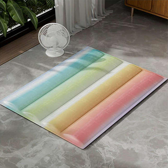 Pet Supplies Size Square Rainbow Ice Mat 30 X 40