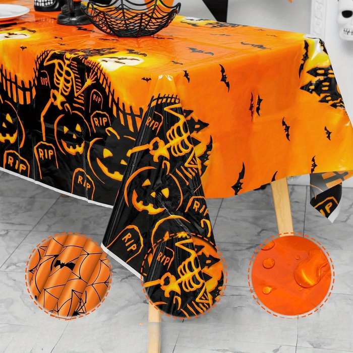 Halloween tablecloth decoration Model Halloween Haunted House Tablec