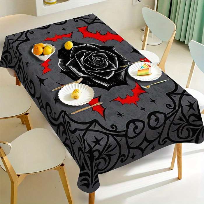 Halloween tablecloth decoration size 140CM x 220CM