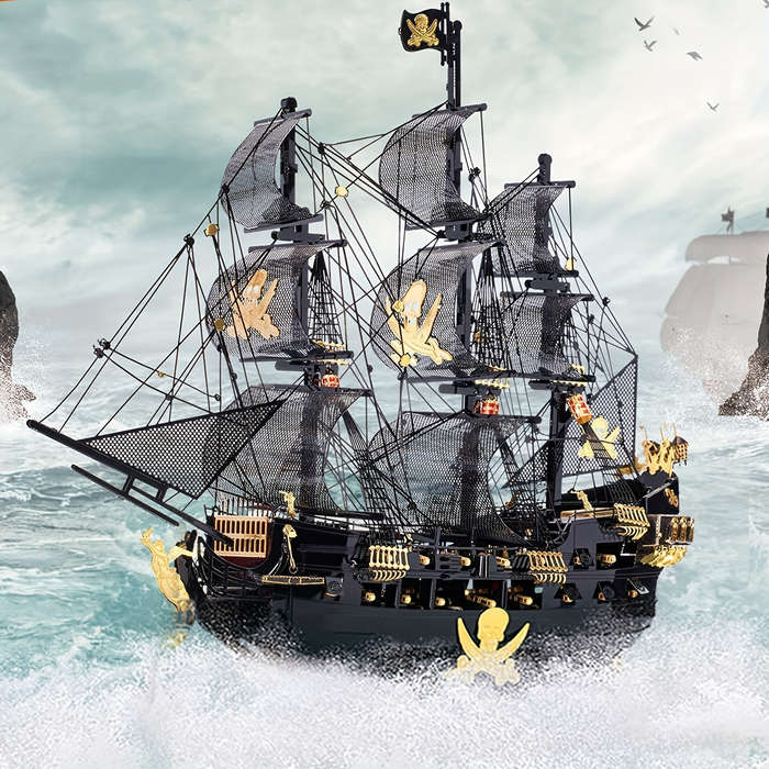 3D Jigsaw Puzzle Model Ship Style The Flying Dutchman Quantity One Box