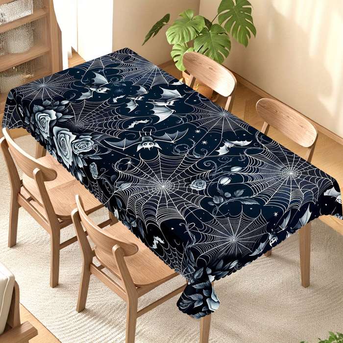 Halloween tablecloth decoration size Square 60x60in or 150x150cm