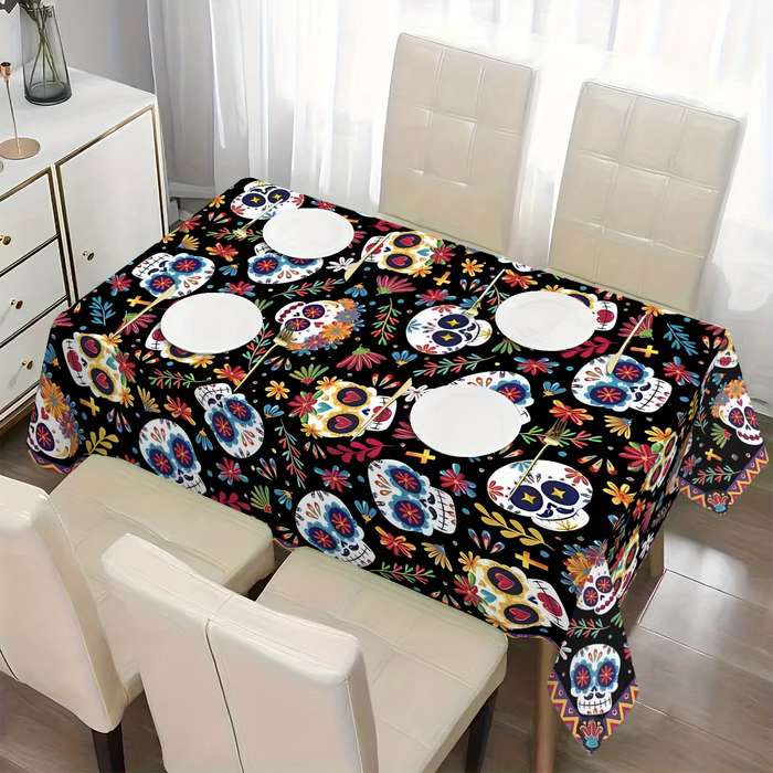 Halloween tablecloth decoration size 35.4 x 55.1inch 90 x 140cm